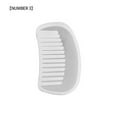 thumbnail image 1 of Moule Peigne en Silicone Miroir Portable Outil de Fabrication de Bijoux Réutilisable, Type 3, 1 of 7