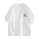 thumbnail image 1 of Cotton Men's Regular Fit T-Shirt with Colorful Bear Print, Casual Round Neck, Summer Fashion, Knitted Fabric, Youth Streetwear, 1 of 6