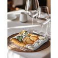thumbnail image 6 of Orange Pumpkin Fall Cloth Napkins Set of 4 Reusable Dinner Napkins, Thanksgiving Sunflower Autumn Botanical Cocktail Napkin Washable Table Napkins for Wedding/Holiday Party/Baby Shower 20"x20", 6 of 7
