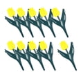 thumbnail image 2 of LOVIVER 10Pcs Garden Edging Fake s Lawn Edging for Driveway Lawn Ornament Yellow Flower, 2 of 8