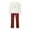 White Women, variant on Nituyy Christmas Family Pajamas Set Deer Embroidery Tops+Trousers/Romper