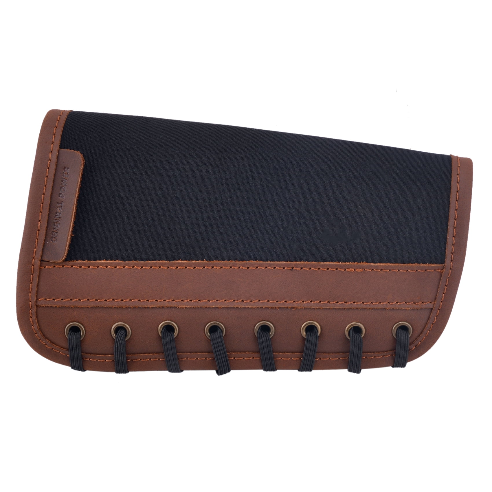 Leather Rifle Shotgun Buttstock Cover Non-slip Cheek Rest Pad Recoil Pad Ambidextrous