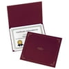 Oxford® Certificate Holder, Letter Size, Burgundy, Pack of 5