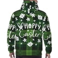 thumbnail image 7 of Sikiie Happy Easter Men's Hoodie, Essentials Hoodie, Sweatshirt, Pullover Hooded Sweatshirt for Men-Small, 7 of 7