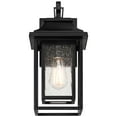 thumbnail image 5 of John Timberland Cecile 15 1/4" High Mission Box Lantern Outdoor Wall Light Fixture Mount Porch House Black Clear Glass Shade, 5 of 9