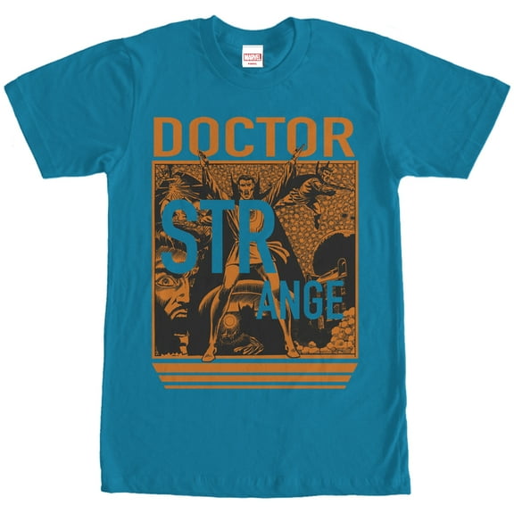 Men's Marvel Doctor Strange  Graphic Tee Turquoise Medium
