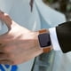 thumbnail image 4 of Adecuado para correa de reloj Apple 3/4/5/6/se correa de cuero de moda retro iwatch7 correa de Apple, 4 of 6