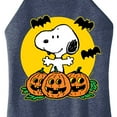 thumbnail image 3 of Peanuts - Snoopy Pumpkin Patch - Juniors High Neck Tank Top, 3 of 6