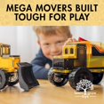 thumbnail image 2 of Bloques magnéticos de construcción de camiones Learn & Grow Mega Movers, 2 of 7
