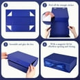 thumbnail image 6 of Blue Gift Box with Magnetic Lids, 10.2 x 7.5 x 3.2 Inch Gift Boxes for Presents Anniversary Birthday Celebration Christmas, 6 of 13