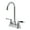 Polished Chrome, variant on Kingston Brass FB8491NFL Nuwave French Double-Handle 4" Centerset High-Arc Bar Faucet, Polished Chrome