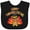 AB-Black, variant on Inktastic Happy Thanksgiving Cute Turkey in Pilgrim Hat Boys or Girls Baby Bib