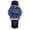 Blue, variant on Modern Quartz Watch for Men Casual Easy Read Wristwatch with Arabic Numeral Watch Dial, Genuine Leather Strap and Day & Date Calendar