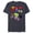 Navy Heather, variant on Marvel Holiday Avengers Team Festive Christmas Stockings - Short Sleeve Blended T-Shirt for Adults - Customized-Dark Heather