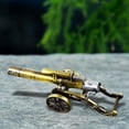 thumbnail image 3 of Highly Realistic Full Alloy Steel Vintage Mini Howitzer for Desktop Decoration and Collection, 3 of 7