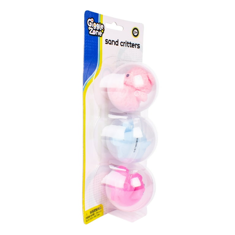 Giggle Zone Sand Critters 3 Pack of Fidget Sensory Toys Unisex