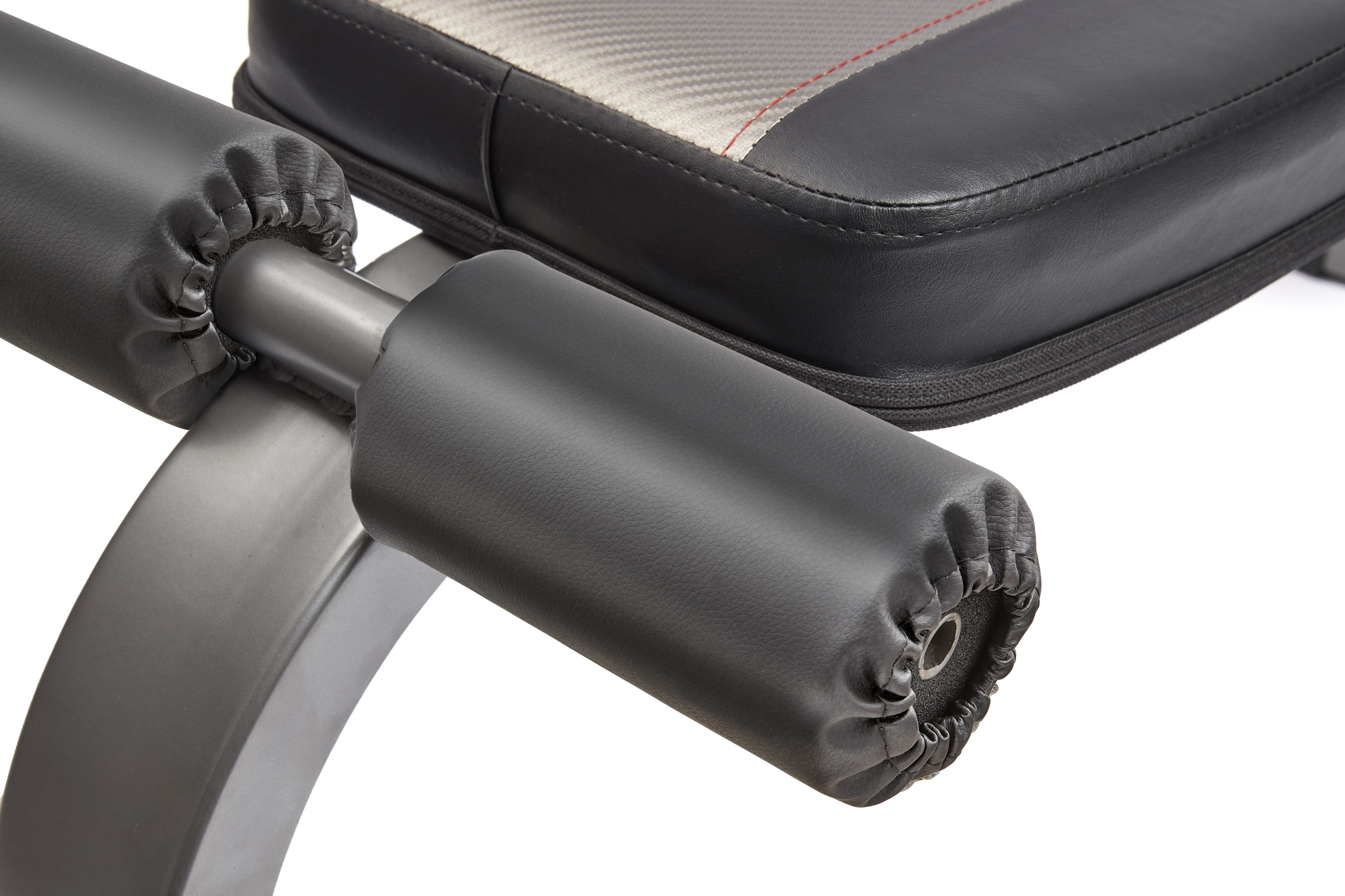 Reebok Ab Board Weight Bench, 2.5” thick upholstered foam