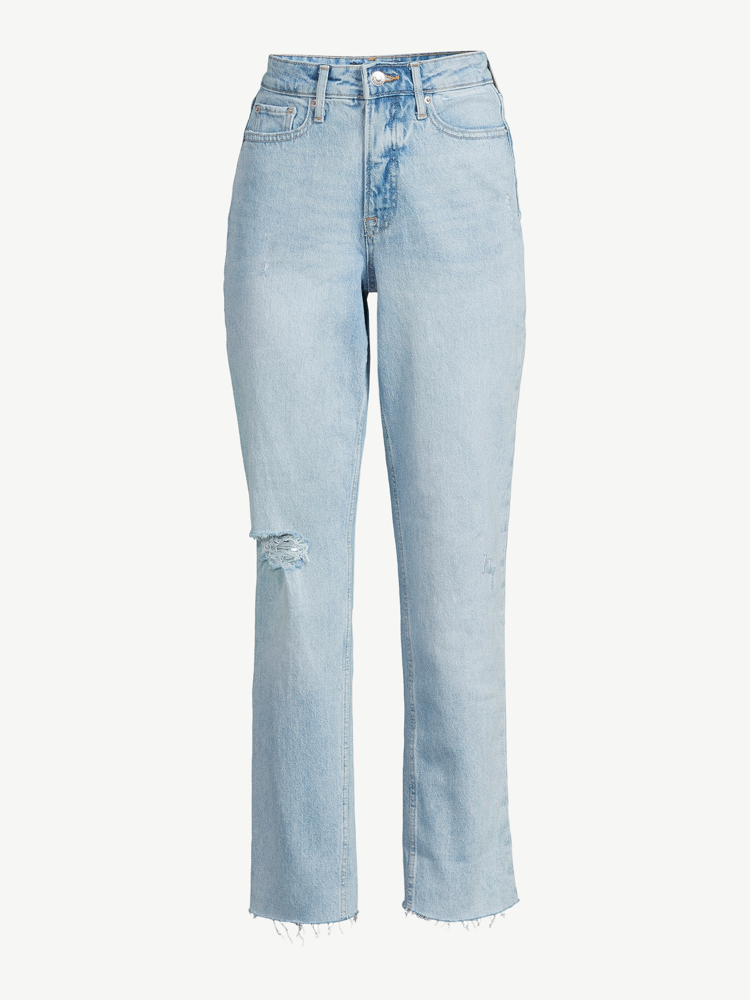 Free Assembly Women's Super High Rise Straight Jeans - image 4 of 6