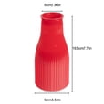 thumbnail image 3 of Linnome Set of 3 Plastic Vases for Home Decor, Geometric Shatterproof Flower Pots for Wedding, 3 of 8
