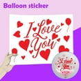 thumbnail image 2 of 1 Sheet Valentines Day Sticker, Valentine'S Day Bobo Balloon Stickers,Love Letter Balloon Decals,Balloon Decorative Stickers For Lover'S Day Wedding Anniversary Party Decor Supplies,(B,8.3x11.4 in), 2 of 7