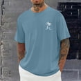 thumbnail image 2 of Camisetas de Manga Larga para Hombre Algodón No Aplicable Aquí, Camisetas de Manga Larga para Hombre de Navidad No Incluidas, Impresión Casual de Manga Corta, 2 of 6