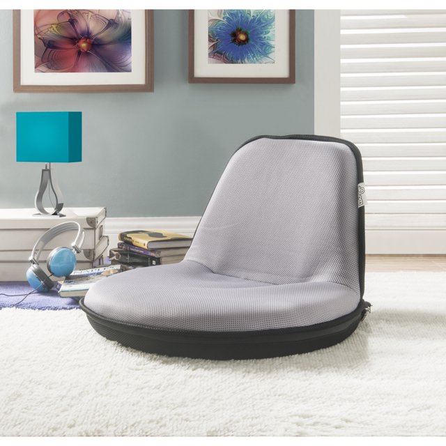 Loungie Quickchair Mesh Floor Chair Foldable with Strap Lightweight