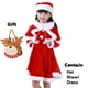 thumbnail image 3 of Disfraz de Papá Noel para Navidad, disfraz de Cosplay para niñas y niños, ropa de Papá Noel para Navidad, disfraz de Cosplay, 3 of 5