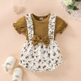 thumbnail image 2 of Ymyiu Baby Bodysuit Unisex Baby Bodysuit Newborn One-Piece Soft for Boys & Girls 6 12 Months (Brown,6-12 Months), 2 of 7
