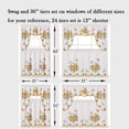 thumbnail image 2 of Juego de cortinas GOHD Farmhouse Kitchen con diseño de girasoles, 3 unidades, 2 of 6
