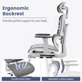 thumbnail image 4 of Ourlova Ergonomic Mesh Office Chair with Footrest Adjustable Lumbar Support High Back Tilt Desk Chair, 4 of 6