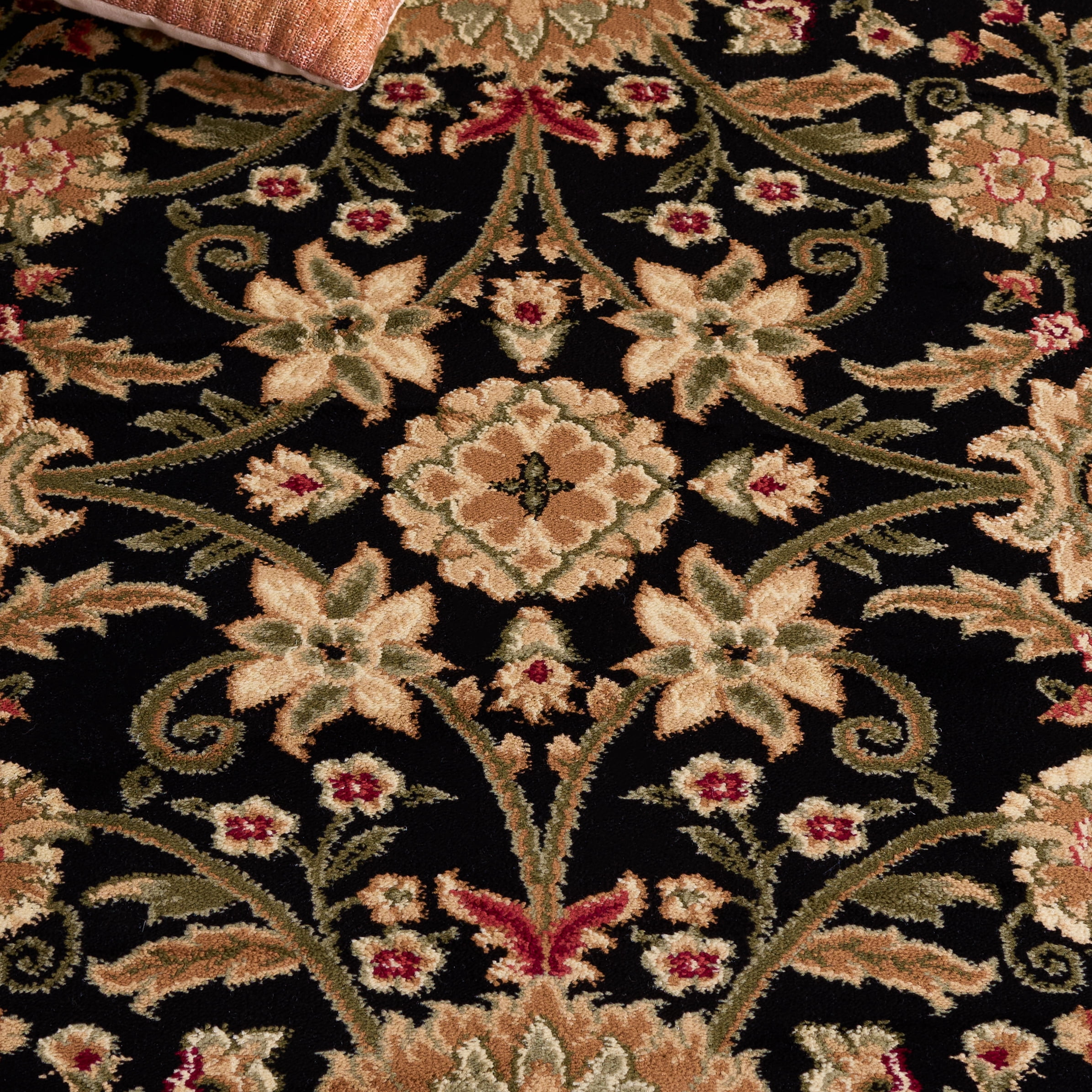 Safavieh Lyndhurst Victoria Floral Area Rug, Black/Red, 4' x 6'