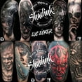 thumbnail image 3 of Shadink American & Neo Traditional Tattoo Ink Set Professional Tattooing Inks for Color Portrait, Black & Gray Style, 3 of 3