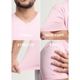 thumbnail image 6 of X RAY JEANS Mens Basic V-Neck Short Sleeve T-Shirt, Baby Pink, XS, 6 of 6