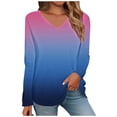 thumbnail image 2 of Women Long Sleeve Shirt Womans Shirts Knit Tops for Women Casual Long Sleeve Tops for Women Womens Tops Dressy Casual Womens Long Sleeve Shirt Black Long Sleeve Shirt Shirts Women, 2 of 5