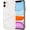 White, variant on for iPhone 11 Case Compatible MagSafe, Clear Glitter Cute Laser Holographic Heart Pattern for Women Girls, Anti-Scratch Hard PC Protective Phone Cover for Apple iPhone 11 2019, Rainbow Heart