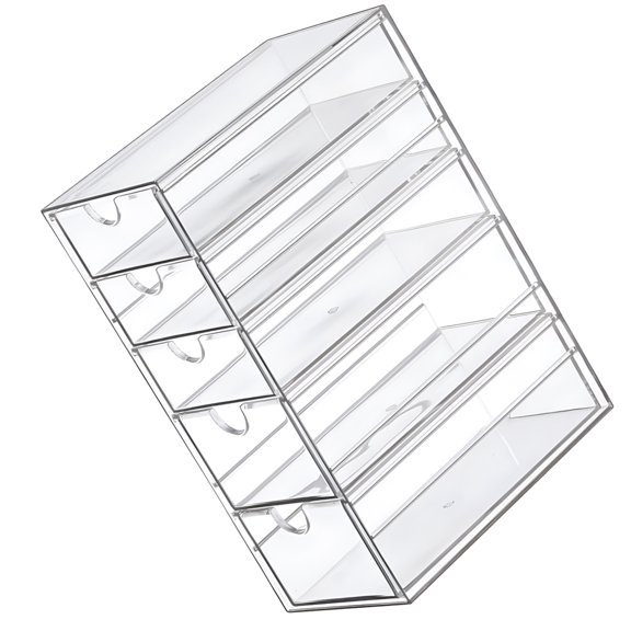 CIMAXIC Stackable Drawer Organizer Storage Box Transparent 1Pack