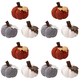 thumbnail image 1 of Adorno Calabaza Tejido Con Calabazas Ganchillo para Acción Gracias (3 Piezas), 1 of 5