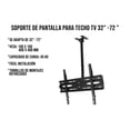 thumbnail image 2 of Soporte para pantalla Control Expert de techo 32 A 72 pulgadas movible 45kg, 2 of 10