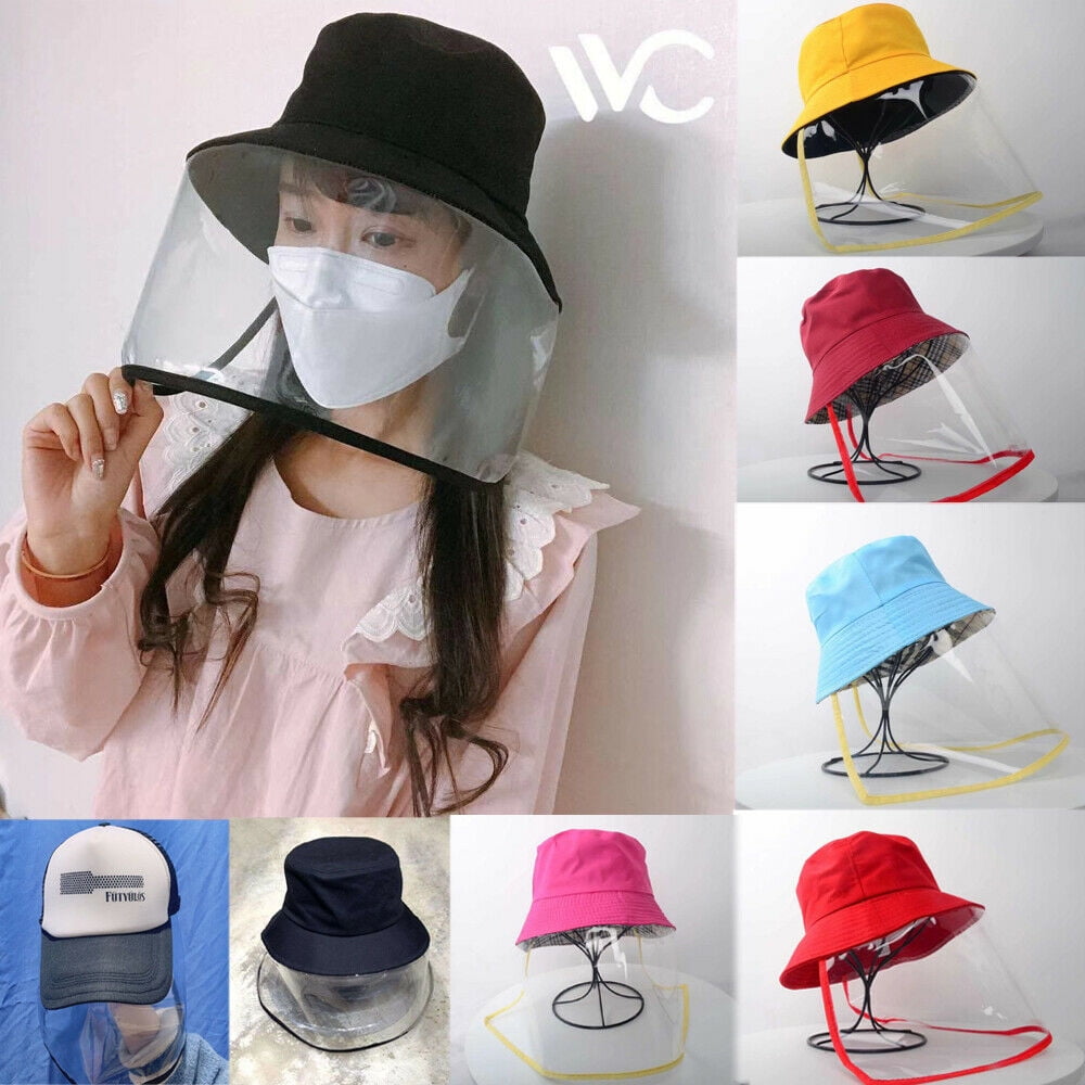 Cover Hat Clear Anti-fog Flip Up Visor Oil Fume Protection Cap Full Face Shield 