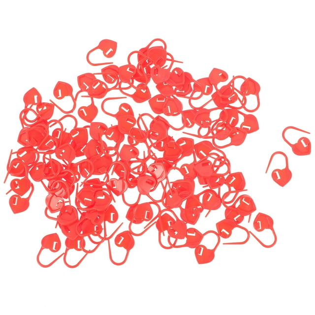 100 Pcs Knitting Needle Clips Stitch Marker Clips Sweater Knitting Crochet Markers