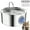 A#, variant on PawQuench Automatic Pet Water Fountain, Fountain Pump with Filter Elements, 3.2L/108oz Stainless Steel Cat & Dog Drinking Fountain Indoor/Outdoor - Ultra-Quiet for Small Large Pets