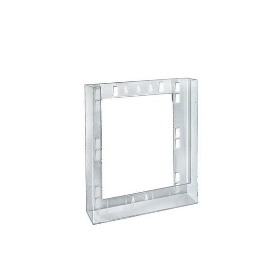 Single Bifold Wall Mount Modular Brochure Holder, 10-Pack
