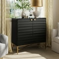 thumbnail image 4 of Clihome 2 Door Accent Cabinet, Black Storage Cabinet Buffet Sideboard, 4 of 6