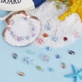 thumbnail image 4 of 1 Box 4 Styles 120pcs Ocean Beads Fish Glass Beads Transparent Colorful Summer Themed Starfish Shell Sea Animal Bead Bulk for Jewelry Making Bracelets Necklace Party DIY Craft Supplies Colorful, 4 of 6