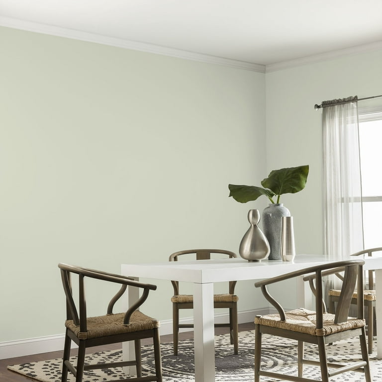Glidden Fundamentals Interior Paint White Sage / Green, Eggshell, 1 Gallon