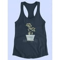 thumbnail image 3 of Punny Plant Iii Racerback Tank Women -June Erica Vess Designs, Female XX-Large, 3 of 4