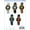 Gold/Brown/Brown, variant on 38MM Milano Expressions Vegan Leather Band Watch -
