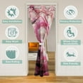 thumbnail image 2 of Pink Dragon Door Cover Curtain, Western Wild Animal Mystic Floral Doorway Curtain for Living Room Decor, Japanese Style Cherry Blossom Romantic 80"x52" Door Drape Adults, 2 of 5