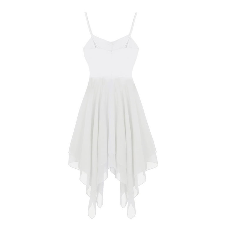 white asymmetrical bodycon dress White Asymmetrical Sweater Dress With Waterfall Ruffle_ 2XL main image 1