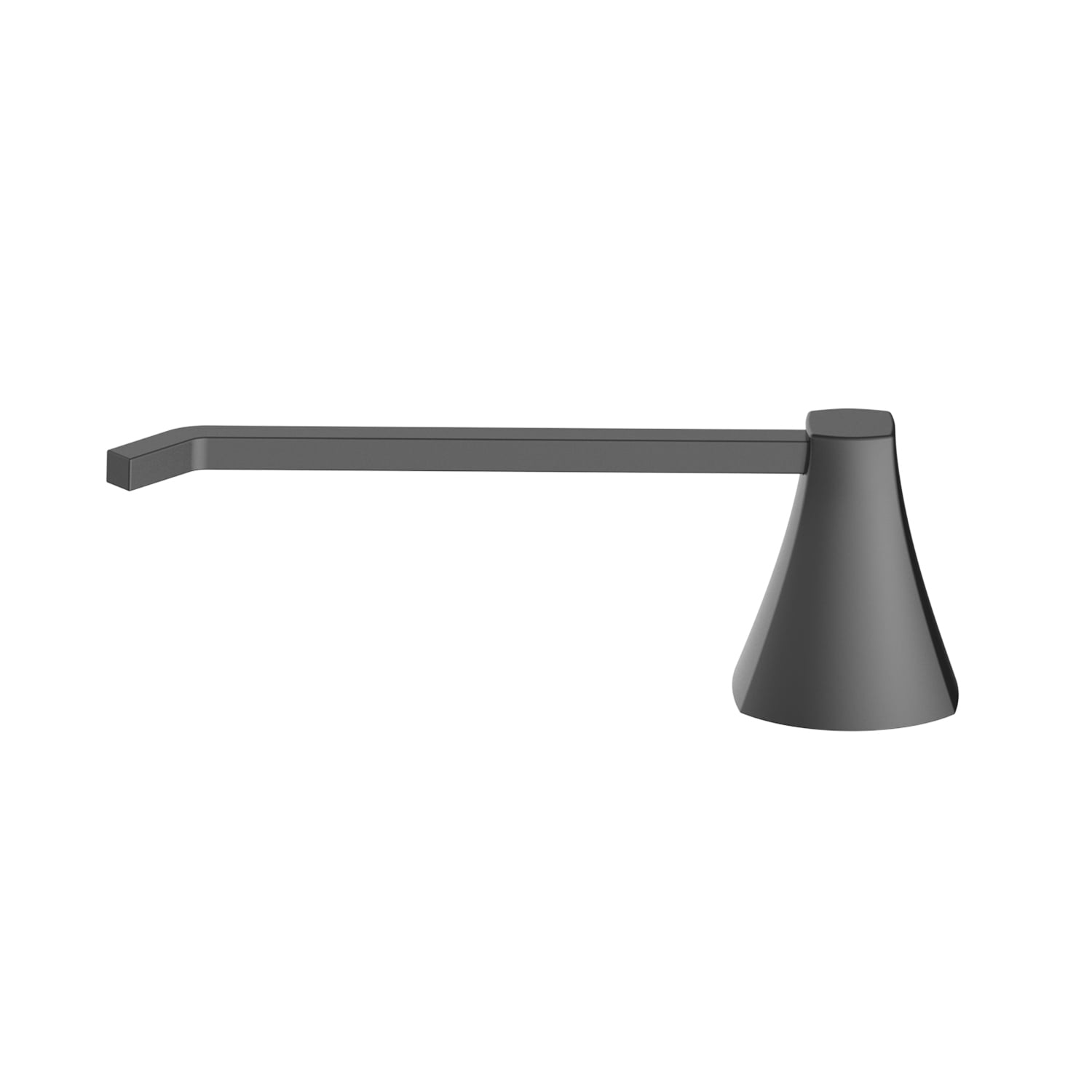(2 pack) Better Homes & Gardens Simple Flare Style Wall Mount Toilet Paper Holder Matte Black Finish